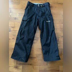 Volcom Black Insulated Snow Ski Pants Youth XL / Women’s XS Winter Gear ⛷️
